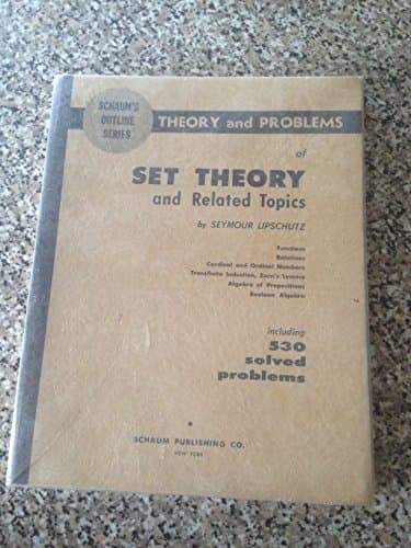 Book cover for Schaum's Outline of Set Theory and Related Topics by Lipschutz, Seymour
