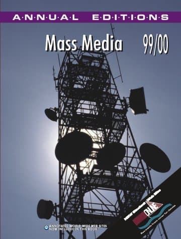 Book cover for Mass Media 99/00 by Joan Gorham