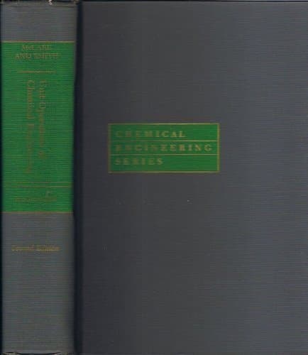 Book cover for Unit Operations of Chemical Engineering (MCGRAW HILL CHEMICAL ENGINEERING SERIES) by McCabe, Warren L.