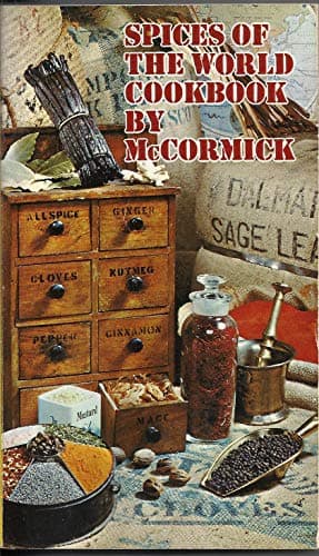 Book cover for Spices of the World Cookbook by McCormick & Co.