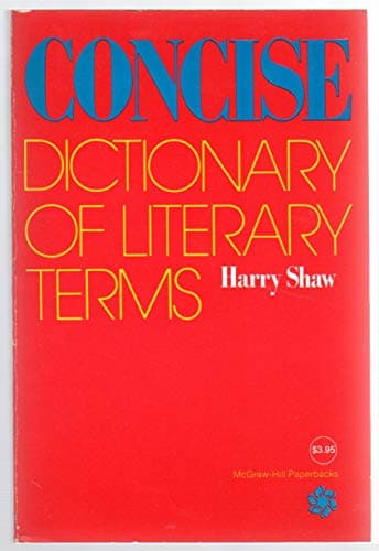 Book cover for Concise Dictionary of Literary Terms by Shaw, Harry