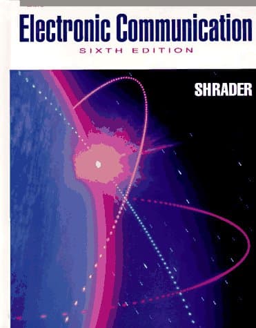 Book cover for Electronic Communication by Shrader,Robert