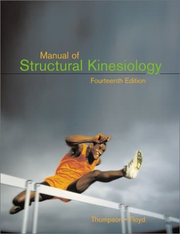 Book cover for Manual of Structual Kinesiology by Thompson, Clem W.; Floyd, R. T.