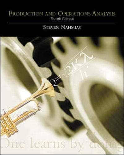Book cover for Production and Operations Analysis with Student CD-Rom by Nahmias, Steven