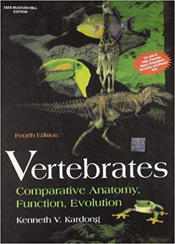 Book cover for Comparative Vertebrate Anatomy: A Laboratory Dissection Guide by Kardong, Kenneth