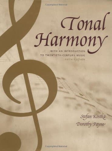 Book cover for Tonal Harmony, with an Introduction to Twentieth-Century Music by Kostka,Stefan