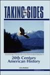 Book cover for Taking Sides: 20th Century American History by Madaras, Larry