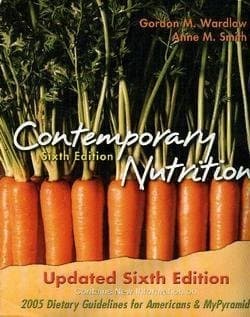 Book cover for Contemporary Nutrition by Gordon M. Wardlaw