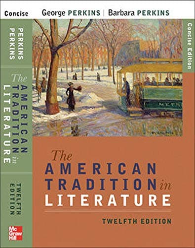 Book cover for The American Tradition in Literature, 12th Edition by Perkins, George