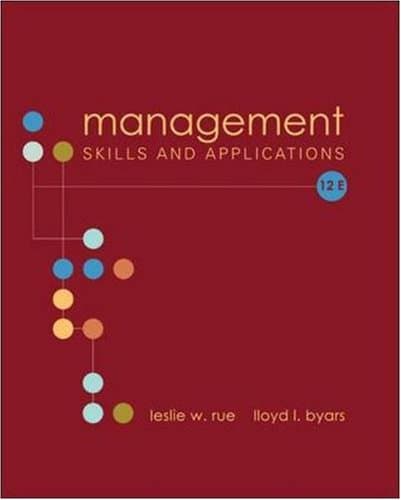 Book cover for Management by Rue,Leslie