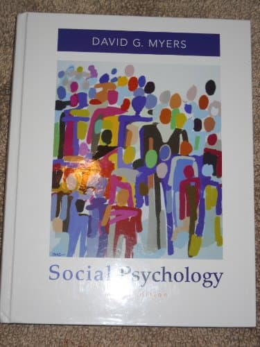 Book cover for Social Psychology by David G. Myers
