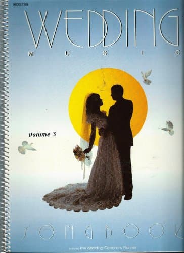 Book cover for Wedding Music Songbook, Volume 3 by Carol McMillen Tornquist