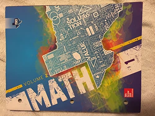 Book cover for Texas TEKS Math Course 1 Volume 2 by McGraw-Hill