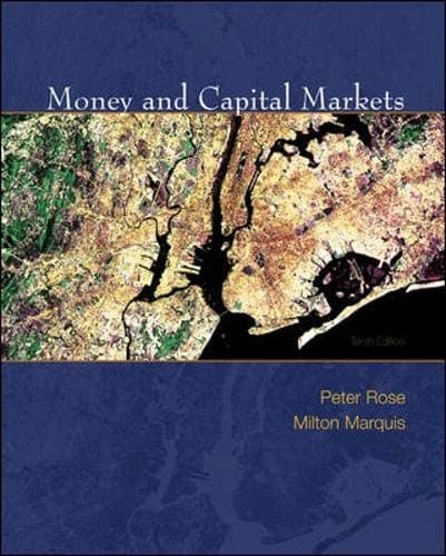 Book cover for Money and Capital Markets with S&P Bind-in Card by Rose, Peter