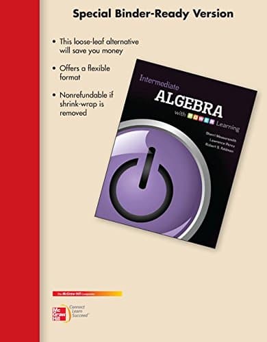 Book cover for Loose Leaf for Intermediate Algebra With P.O.W.E.R. Learning by Messersmith, Sherri