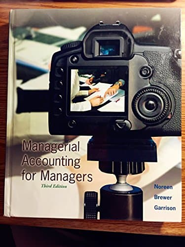 Book cover for Managerial Accounting for Managers by Brewer, Peter