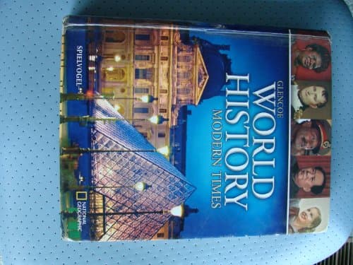 Book cover for Glencoe World History, Modern Times, Student Edition (WORLD HISTORY (HS)) by McGraw-Hill Education