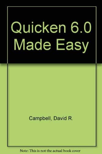 Book cover for Quicken 6 Made Easy by Campbell, David R.