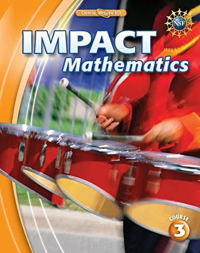 Book cover for IMPACT Mathematics, Course 3, Student Edition (ELC: IMPACT MATH) by McGraw-Hill Education