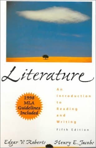 Literature: An Introduction to Reading and Writing : 1998 Mla Guidelines Included
