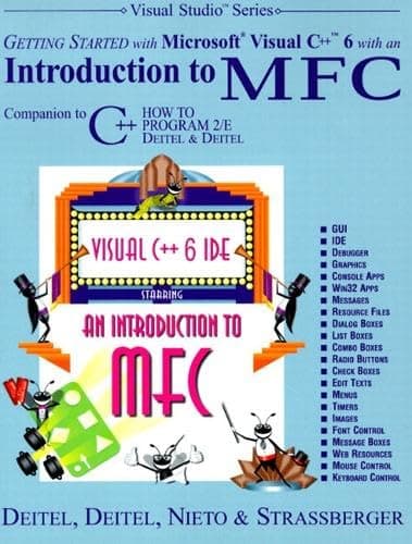 Book cover for Getting Started with Visual C++ 6 with an Introduction to MFC by Deitel, P. J.