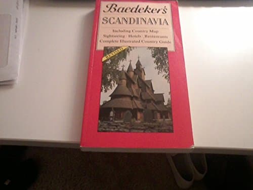 Book cover for Baedeker's Scandinavia by Baedeker, Jarrold