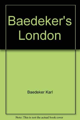 Book cover for Baedeker's London by Baedeker, Jarrold