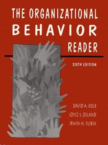 Book cover for Organizational Behavior Reader, The by Kolb, David A.
