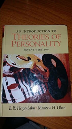 Book cover for An Introduction to Theories of Personality (7th Edition) by Hergenhahn, B. R.