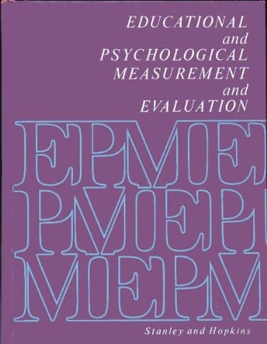 Book cover for Educational and psychological measurement and evaluation (Prentice-Hall series in educational measurement, research, and statistics) by STANLEY, JULIAN C. - KENNETH D. HOPKINS