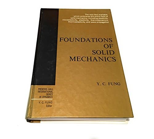 Book cover for Foundations of Solid Mechanics by Fung, Y. C.