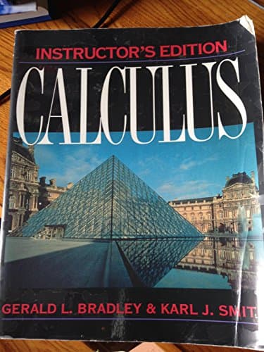 Book cover for Calculus by Bradley