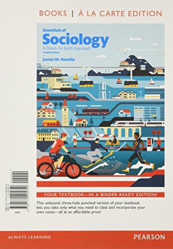 Book cover for Essentials of Sociology, Books a la Carte Edition by Henslin, James M