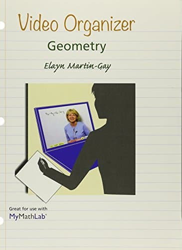 Book cover for Video Notebook for Geometry by Martin-Gay, Elayn