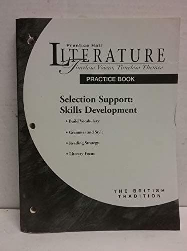Book cover for Selection Support, Skills Development Practice Book (Timeless Voices, Timeless Themes: The British Tradition) by staff