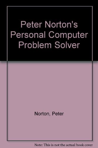 Book cover for Peter Norton's PC Problem Solver by Unknown