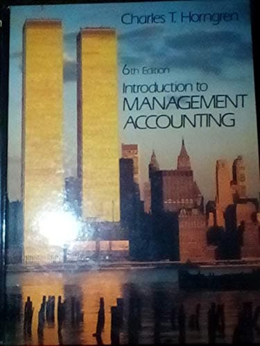 Book cover for Introduction to management accounting (Prentice-Hall series in accounting) by Charles T. Horngren