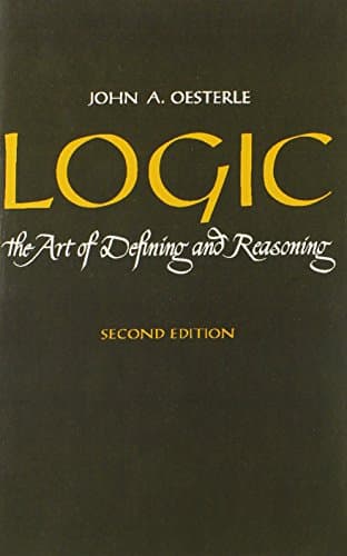 Book cover for Logic: The Art of Defining and Reasoning by Osterle
