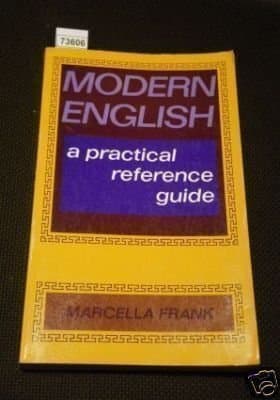 Book cover for Modern English: A Practical Reference Guide by Frank, Marcella