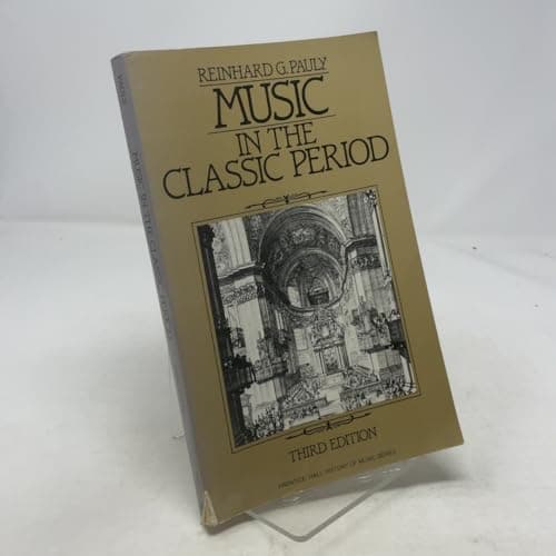 Book cover for Music in the Classic Period by pauly