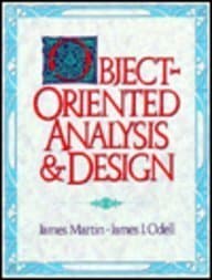 Book cover for Object-Oriented Analysis and Design by Martin, James