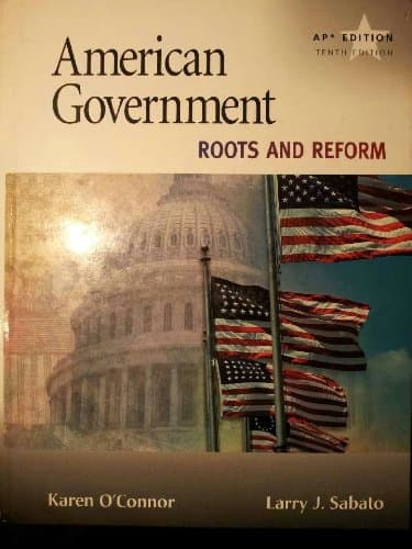 Book cover for American Government AP Edition by Karen O'Connor