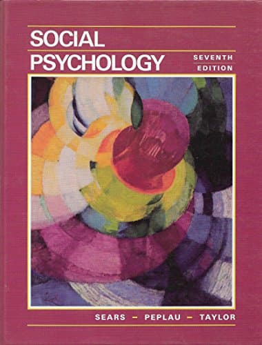 Book cover for Social Psychology by Sears, David O.