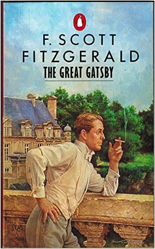 Book cover for The Great Gatsby by F. Scott Fitzgerald