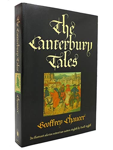 Book cover for The Canterbury Tales: Illustrated Edition by Chaucer, Geoffrey