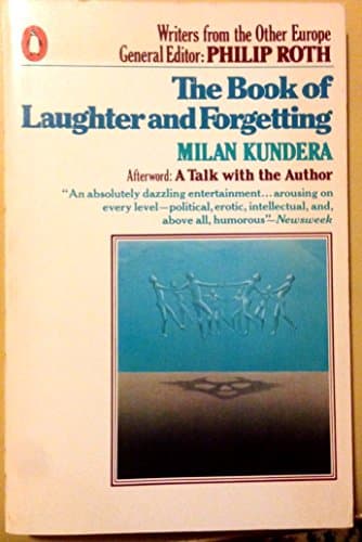 Book cover for The Book of Laughter and Forgetting (Writers from the Other Europe) by Milan Kundera
