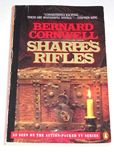 Book cover for Sharpe's Rifles: Richard Sharpe & the French Invasion of Galicia, January 1809 (Richard Sharpe's Adventure Series #6) by Cornwell, Bernard