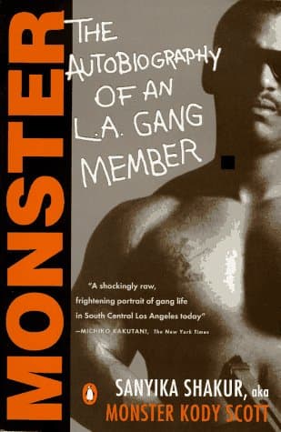Book cover for Monster: The Autobiography of an L.A. Gang Member by Shakur, Sanyika