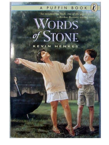 Book cover for Words of Stone by Henkes, Kevin