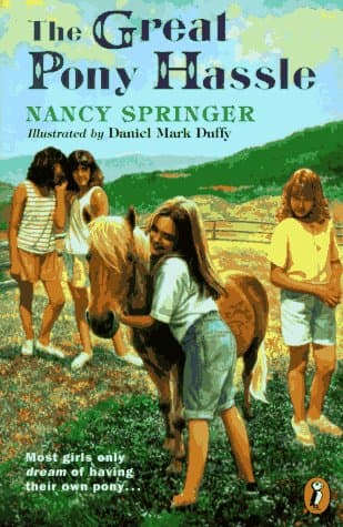 Book cover for The Great Pony Hassle by Springer, Nancy